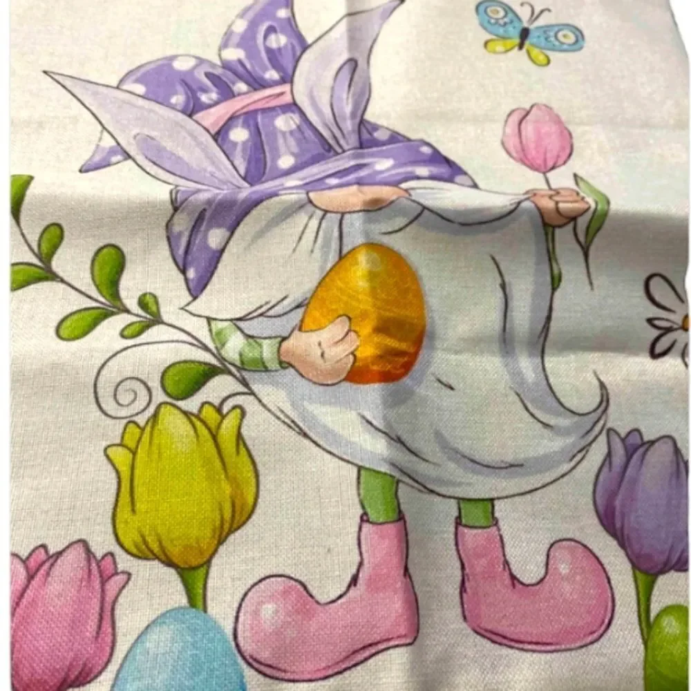 Easter Gnome Pillow Cover
